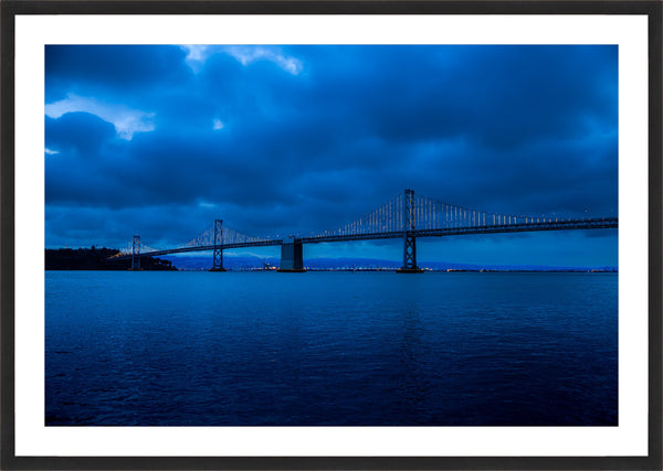 Bay Bridge During The Blue Hour