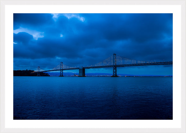 Bay Bridge During The Blue Hour