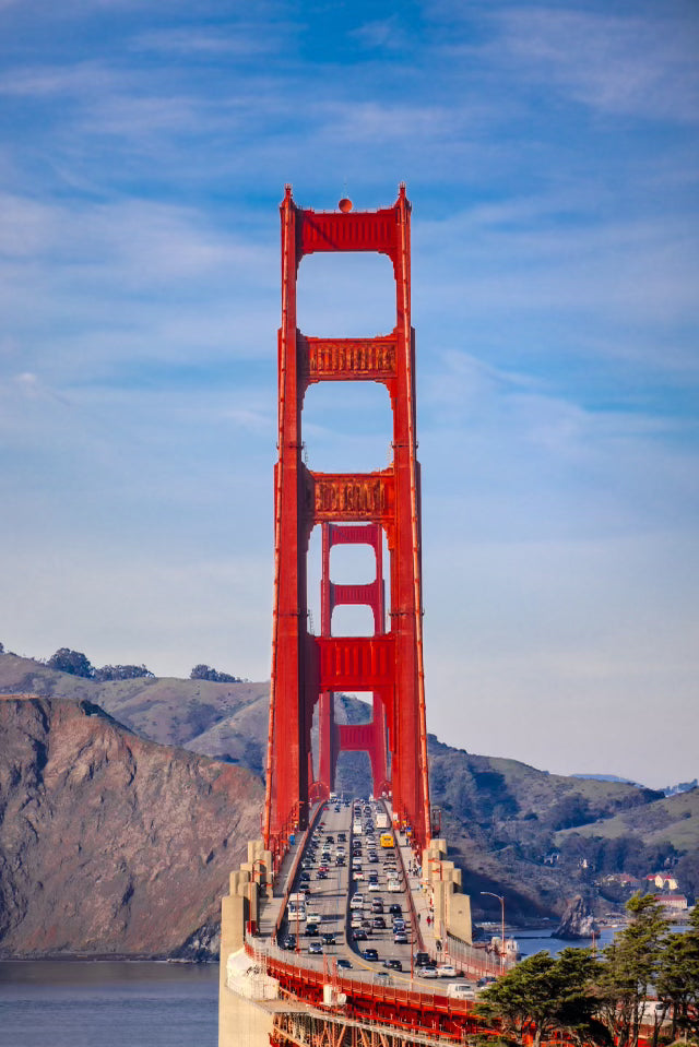 Big Box Art The Golden Gate Bridge In San Francisco Bay Sketch - Stampa artistica da parete su tela, pronta da appendere, per soggiorno, camera da letto, casa, ufficio, 60 x 40 Big Box Art The Golden Gate Bridge In San Francisco Bay Sketch - Stampa artistica da parete su tela, pronta da appendere, per soggiorno, camera da letto, casa, ufficio, 60 x 40