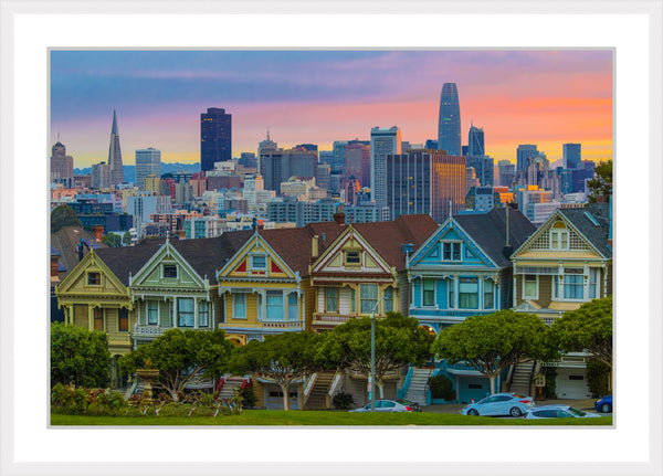 The Painted Ladies in Alamo Square Framed Print