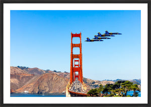 Golden Gate Bridge and Blue Angels Fine Art print